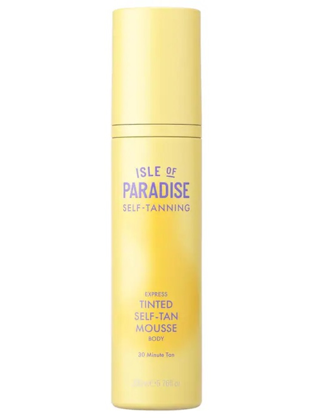 Isle of Paradise Yellow Self-Tanning Mousse Bottle